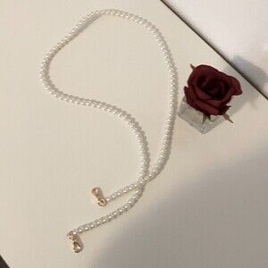 NWOT Pearl chain strap